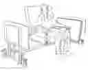 Fig. 01 - BED WITH PIVOTABLE BED SURFACE
