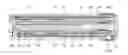 Fig. 01 - Injection device with compression spring for engaging ratchet elements, for biasing an actuation button, and for biasing a locking element into a dose setting mode