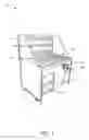 Fig. 02 - Downdraft table with self-closing louvre