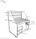 Fig. 01 - Downdraft table with spark arrestor