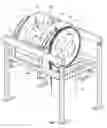 Fig. 11 - Low Power Biomass Shredder and Composting System Enabled for Continuous Feed of Material for Composting