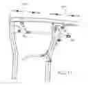 Fig. 10 - Deployable operator protection apparatus with an over-center linkage