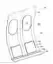 Fig. 01 - Sidewall panel assembly and return air bridge for use in an aircraft assembly