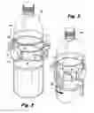 Fig. 03 - Elastomeric band for removably attaching a bottle to a vertical surface