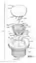 Fig. 02 - Removable hinged strainer for a pop-up drain assembly