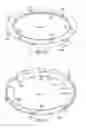 Fig. 08 - Drain assembly with adjustable spherical frame