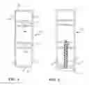 Fig. 07 - Folding doors with receiving channel and locking clip