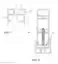 Fig. 09 - Folding doors with receiving channel and locking clip
