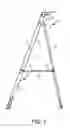 Fig. 02 - Stepladder adapted for use as a single ladder or an extension ladder