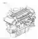 Fig. 02 - Engine equipped with wire harness cover