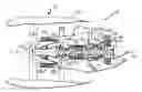 Fig. 01 - Geared turbomachine fan and compressor rotation