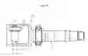 Fig. 16 - Method for manufacturing outer joint member for constant-velocity universal joint and outer joint member
