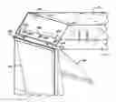 Fig. 01 - Light fixture assembly with pivoting reflector assembly and lens assembly