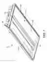 Fig. 02 - Light fixture assembly with pivoting reflector assembly and lens assembly