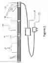 Fig. 02 - Modular strip lighting system with rechargeable battery on common power rail