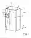 Fig. 02 - Domestic refrigerator with a dispensing unit with two closure elements on a discharge channel