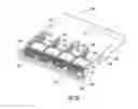 Fig. 11 - Independently translatable modules and fiber optic equipment trays in fiber optic equipment