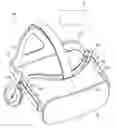 Fig. 01 - Strap assembly with flex circuit for a head mounted display