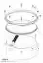 Fig. 04 - Snare assembly for musical drum