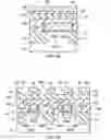 Fig. 13 - MOS transistor structure and method of forming the structure with vertically and horizontally-elongated metal contacts