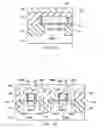 Fig. 22 - MOS transistor structure and method of forming the structure with vertically and horizontally-elongated metal contacts