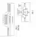 Fig. 02 - Insulated gate field effect transistor having passivated schottky barriers to the channel