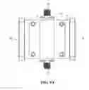Fig. 09 - Cross-guide coupler with main waveguide arm and substrate integrated waveguide (SIW) secondary arm