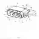 Fig. 02 - Electrical connector having improved shielding structure