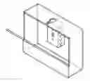 Fig. 01 - PLUGGABLE CABLE MANAGEMENT BOX WITH BUILT-IN SURGE PROTECTOR