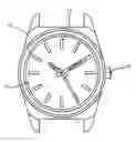 Fig. 01 - Wristwatch, wearable device, emergency help seeking method, and speed dial method