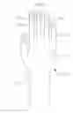 Fig. 01 - DISPOSABLE GLOVE WITH INTEGRATED FUNCTIONAL COATING LAYER AND METHOD OF MAKING THE SAME