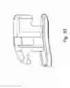 Fig. 24 - Self-ligating bracket with cantilever locking beam mechanism and other locking elements for ligating sliding members, and methods of making and use thereof