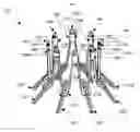 Fig. 01 - Implantable device and delivery system for reshaping a heart valve annulus