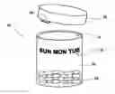 Fig. 01 - A TIME-ORIENTED PILL DISPENSER