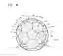 Fig. 07 - Golf ball having surface divided by small circles