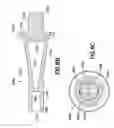 Fig. 07 - Fluid path set with turbulent mixing chamber, back flow compensator