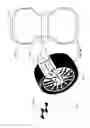 Fig. 28 - Wheel assembly with inductive charging for vehicle using regenerative braking