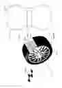 Fig. 29 - Wheel assembly with inductive charging for vehicle using regenerative braking