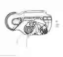 Fig. 09 - DEVICE CAPABLE OF IMMEDIATELY LOCKING AND RELEASING A ROPE WITHOUT PRESSING A SWITCH