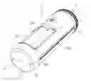 Fig. 01 - Clamshell case for holding medicine and a medicine applicator