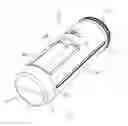 Fig. 02 - Clamshell case for holding medicine and a medicine applicator