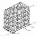 Fig. 01 - Convertible pallet for use as a cart