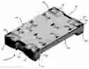 Fig. 01 - Pattern of retractable stops for containment of articles