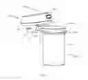 Fig. 06 - Lid opening structure and physiological detecting device