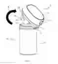Fig. 08 - Lid opening structure and physiological detecting device