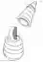 Fig. 01 - Grooved Hair Accessory Holder