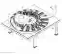 Fig. 01 - Suction retaining device for retaining containers on a conveyor