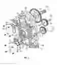 Fig. 04 - Small air-cooled engine assembly with dry sump lubrication system