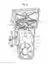 Fig. 06 - Engine assembly with an engine cover or housing comprising a boss