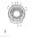 Fig. 05 - Radial piston machine having braking means secured against twisting